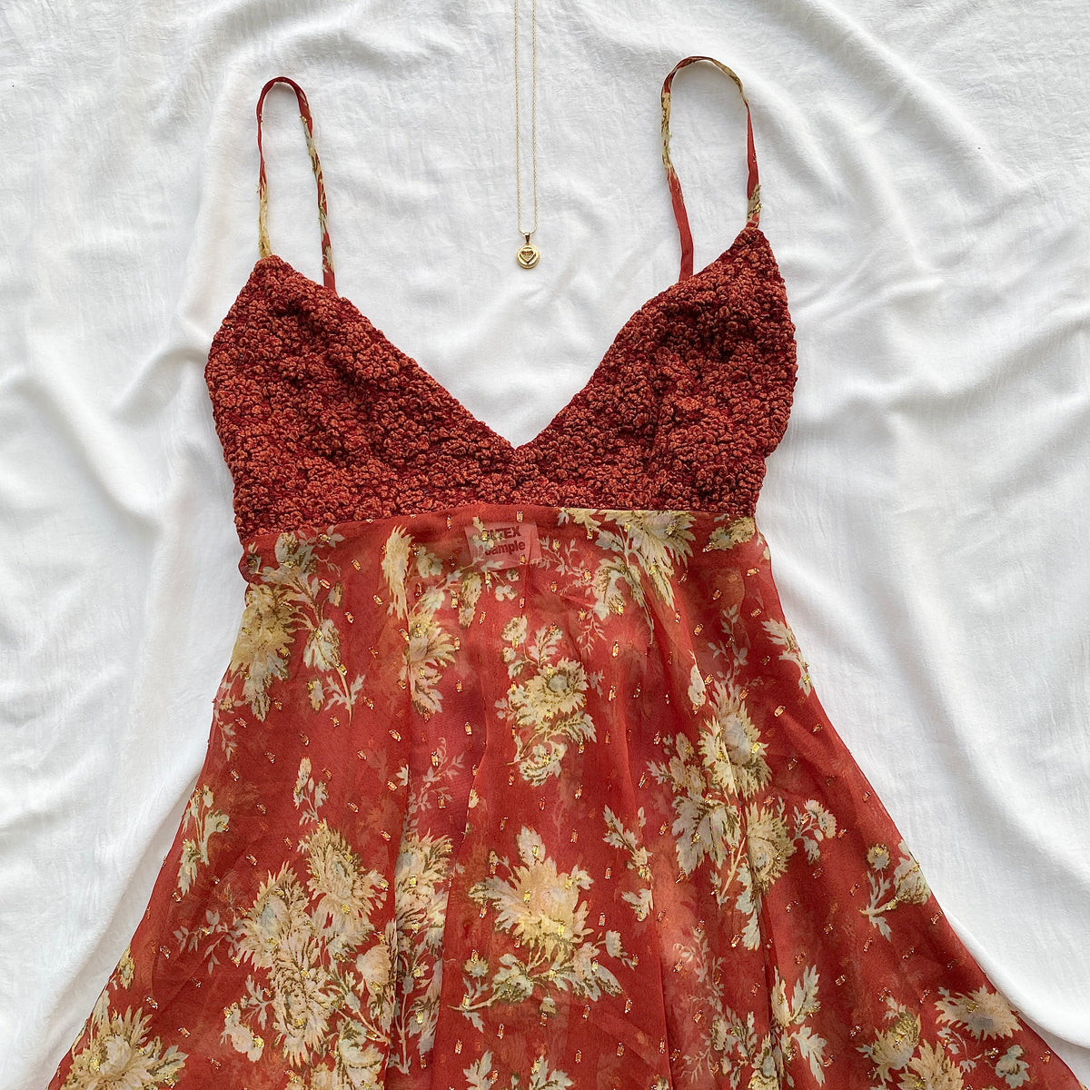 ORANGE MINI DRESS (Bust : 36-40)