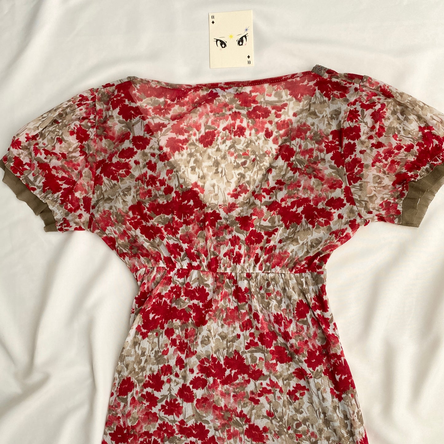 Y2K TOP (Bust : 30-34, Upper Waist : 23-28)