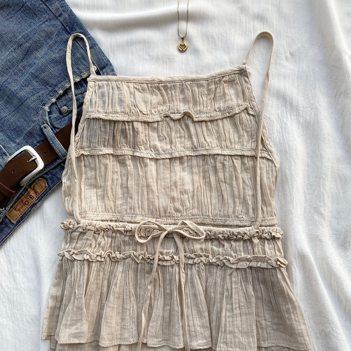 OFF WHITE TOP FROM FREE PEOPLE (Sizes available)