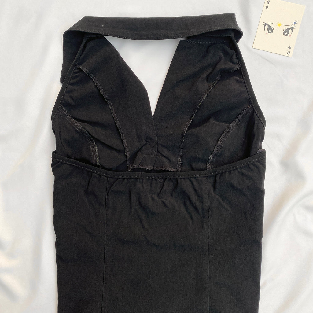 BLACK VEST (Bust : 30-34, Upper Waist : 28-32)