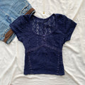 BLUE LACE TOP FROM FREE PEOPLE (Two sizes)