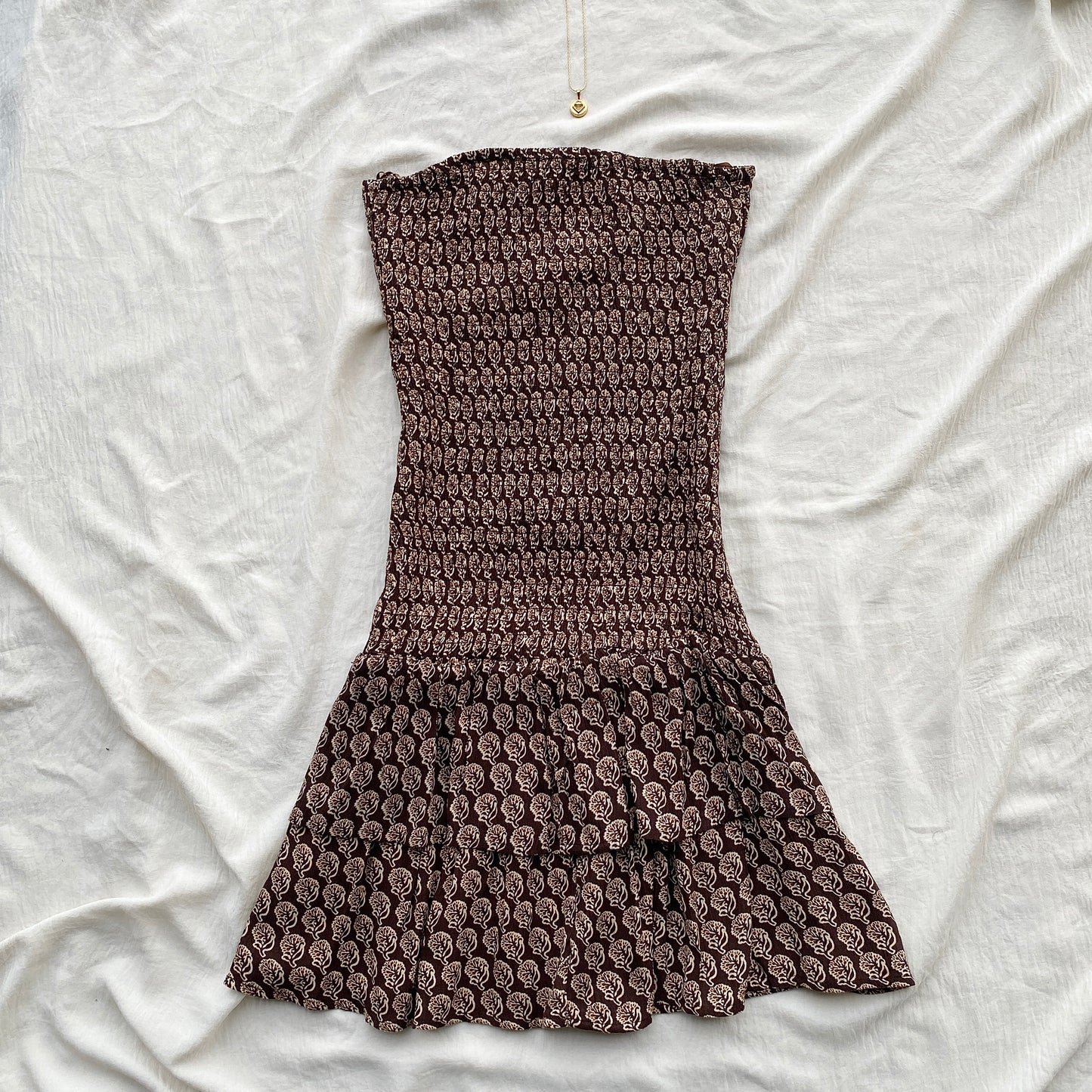 BROWN DRESS FROM STRADIVARIUS (Sizes available)