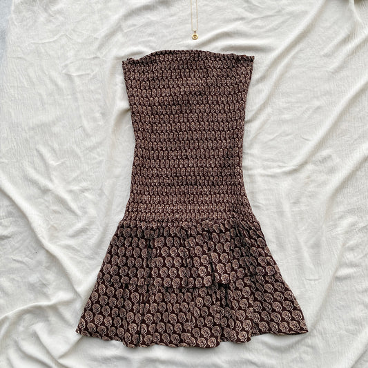 BROWN DRESS FROM STRADIVARIUS (Sizes available)