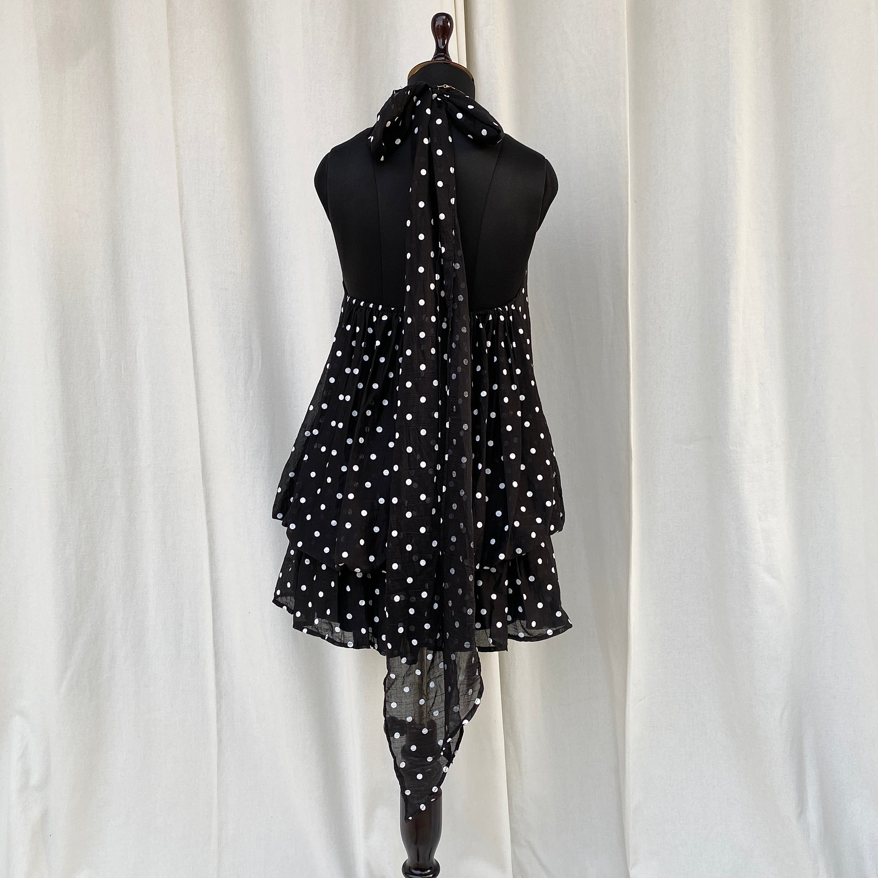POLKA DOT DRESS (Bust : 30-36, Upper Waist : 24-32)