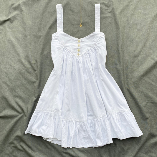CANDY DRESS IN WHITE FROM FREE PEOPLE (Bust : 28-32, Upper Waist : 24-28