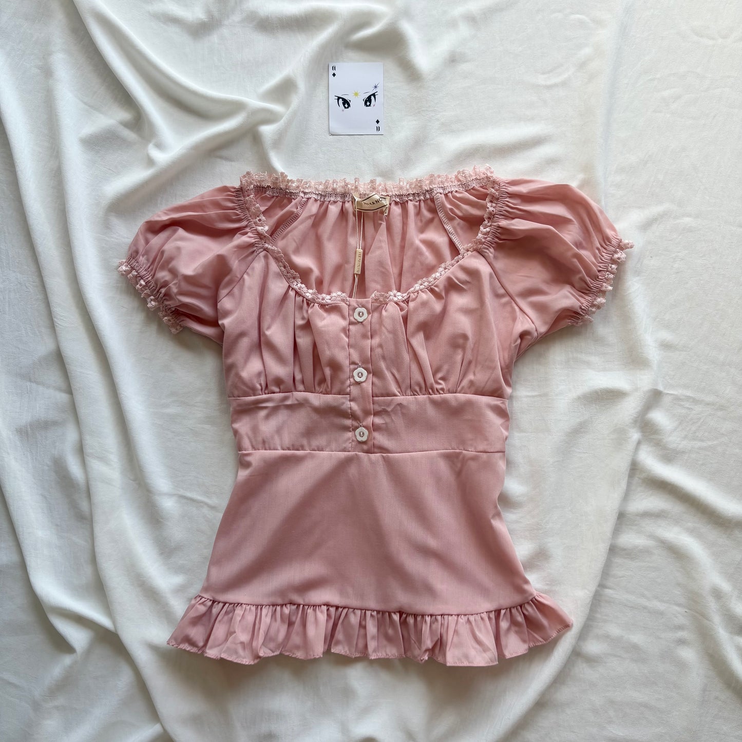 PINK TOP (Bust : 32-34, Upper Waist : 24-28)