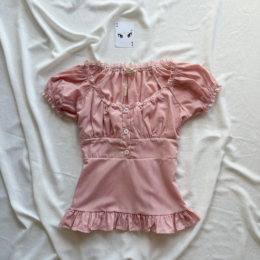 PINK TOP (Bust : 32-34, Upper Waist : 24-28)