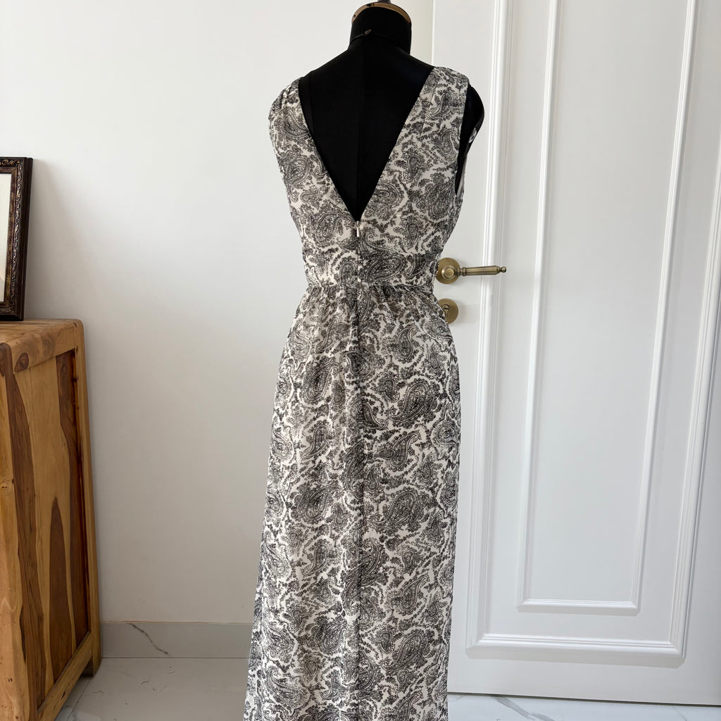 PAISLEY MAXI DRESS (Bust : 34-36, Upper Waist : 28-34)