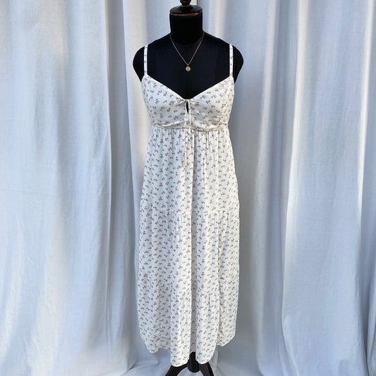 FLORAL MAXI DRESS FROM HOLLISTER (Bust : 30-34, Upper Waist : 24-28)