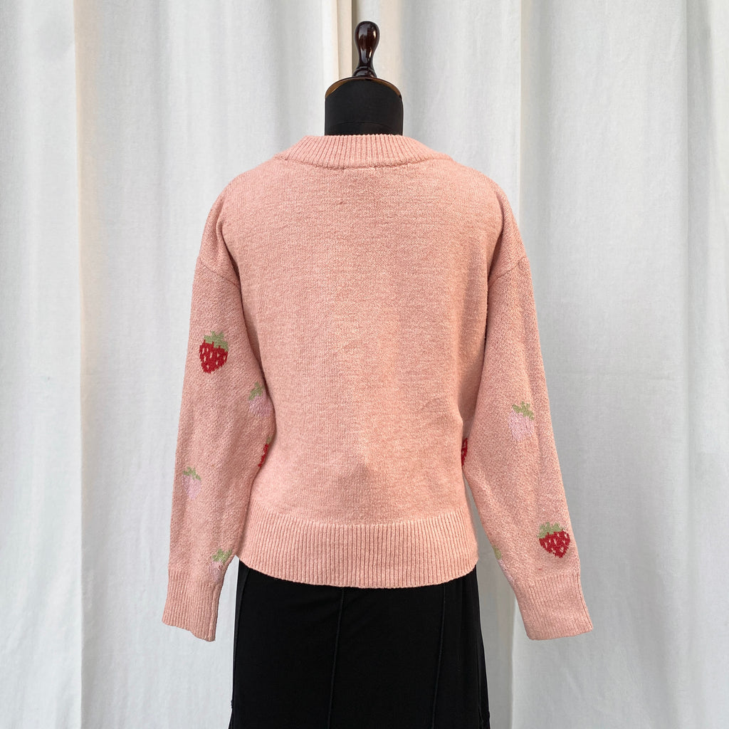 STRAWBERRY JUMPER FROM WILD FABLE (Bust : 36, Length : 20)