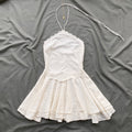 WHITE HALTER DRESS DROM ZARA (Sizes available)