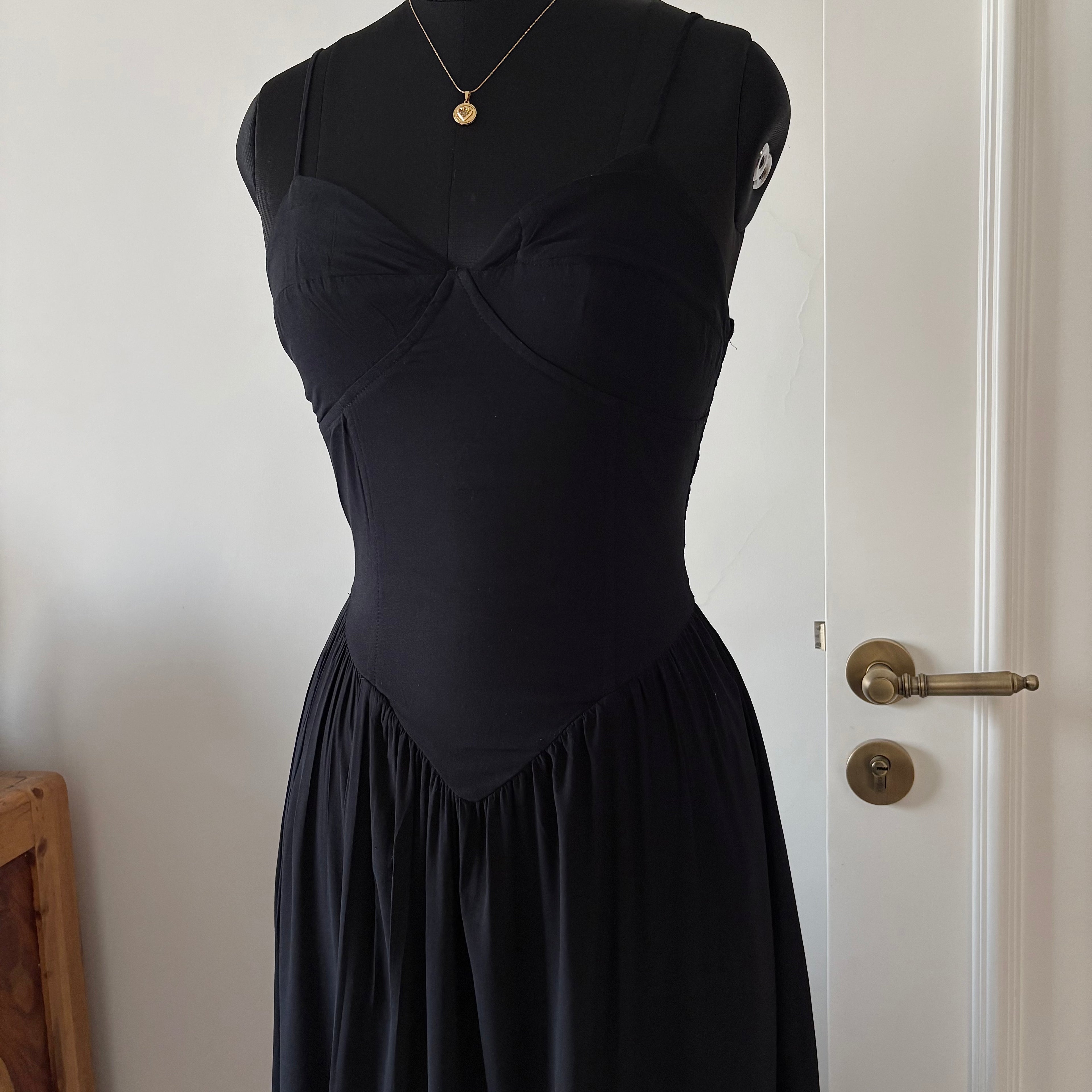 DROP WAIST DRESS IN BLACK (Multiple sizes available)