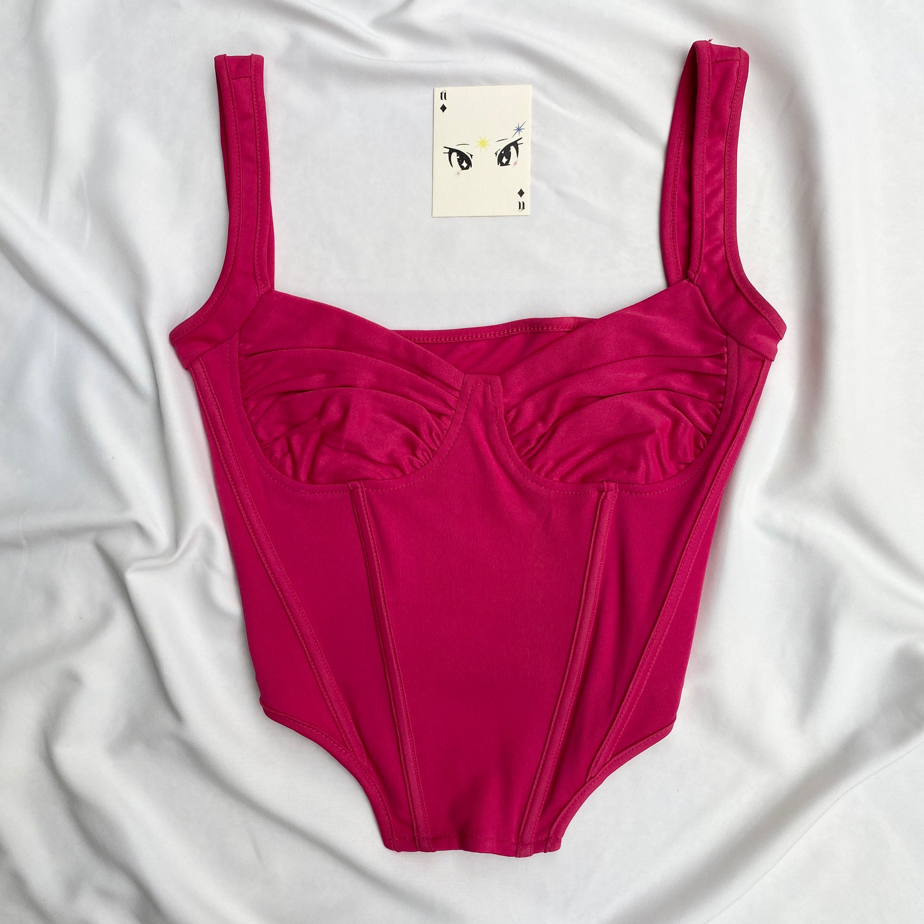 PINK CORSET FROM CIDER (Bust : 30-34, Upper Waist : 25-29)