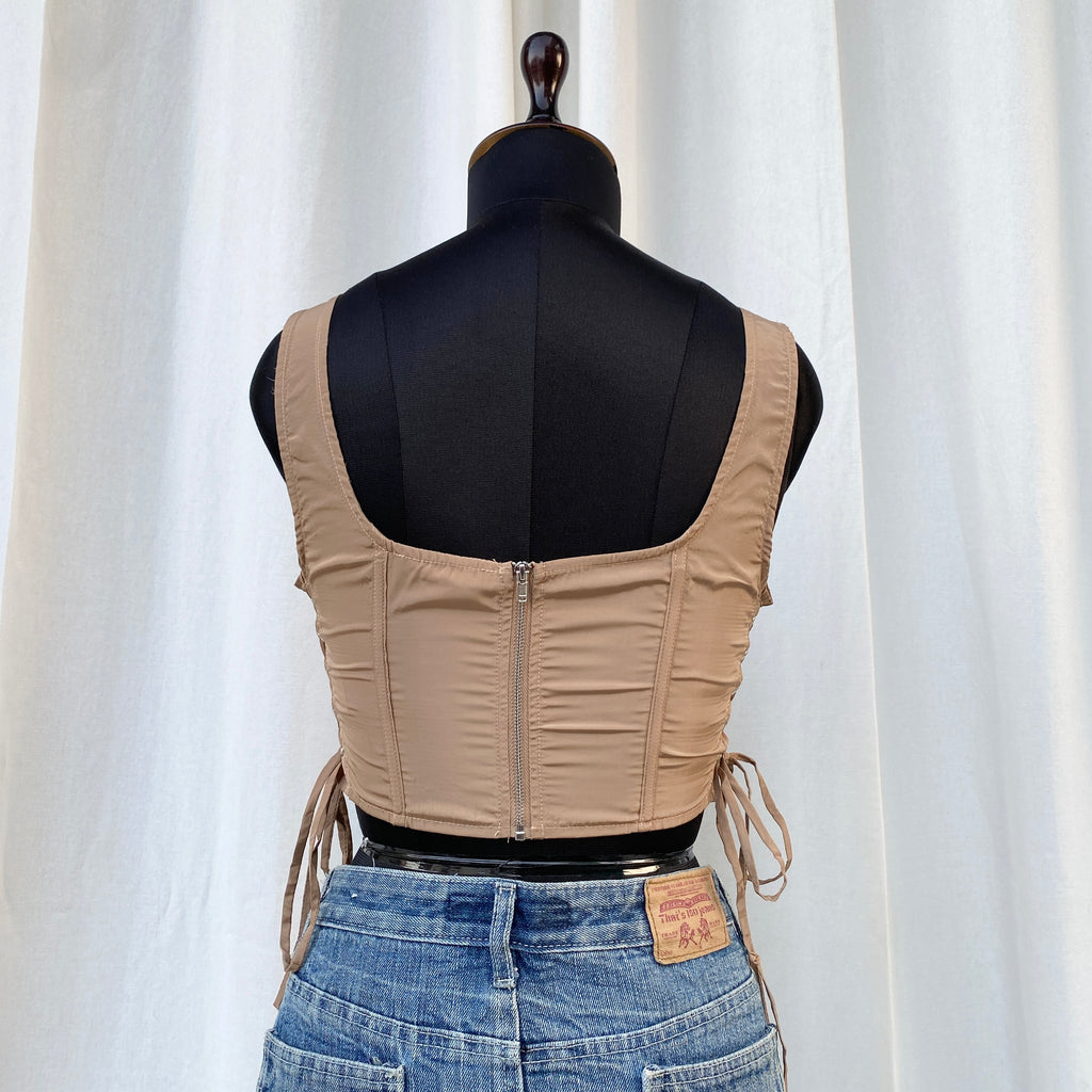 BROWN CORSET (Bust : 30-34, Upper Waist : 24-26)