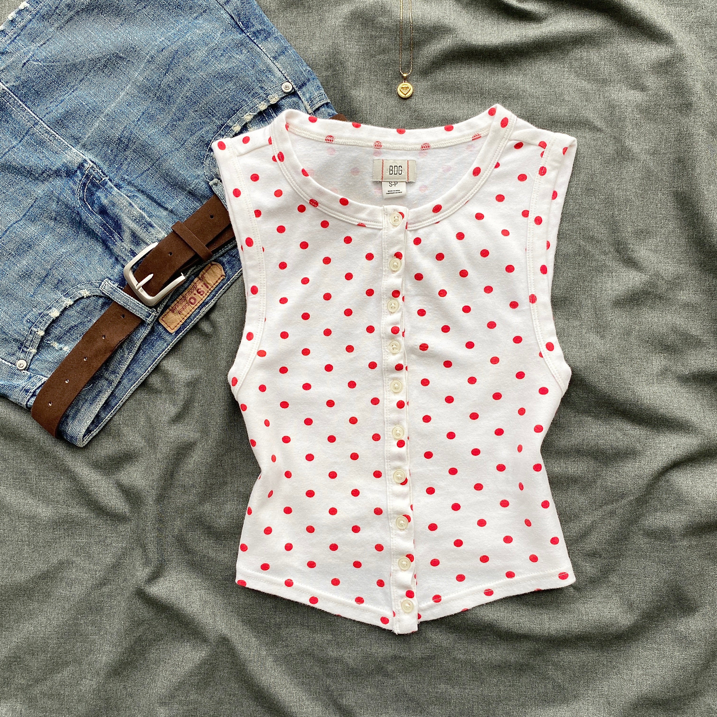POLKA DOT TOP FROM URBAN OUTFITTERS (Two sizes)