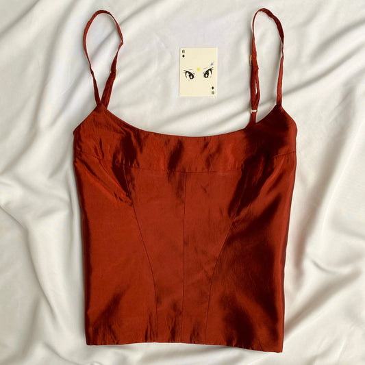 RED CORSET (Bust : 34-36, Upper Waist : 28-30)