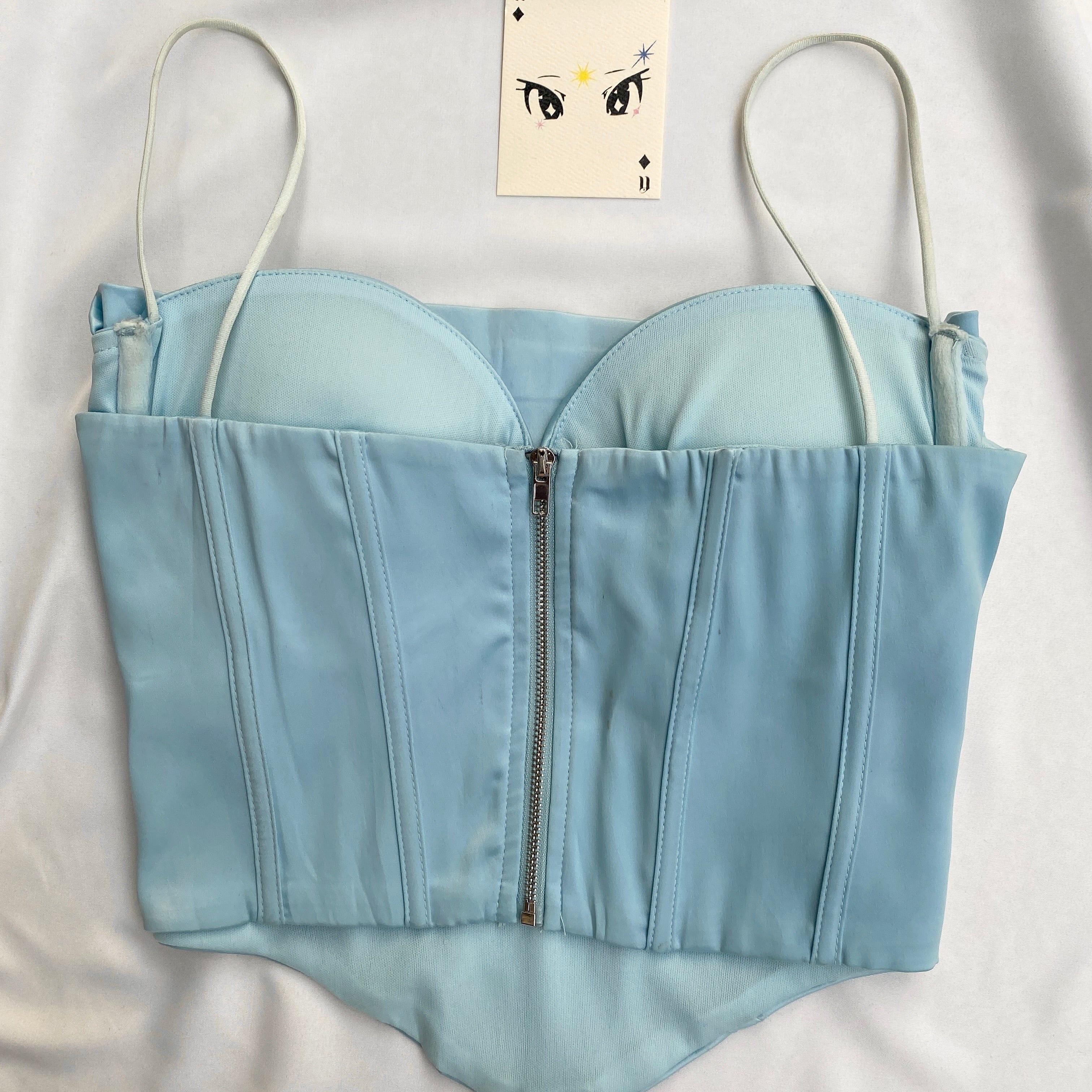 BLUE CINDERELLA CORSET (Bust : 34-36, Upper Waist : 29-33)