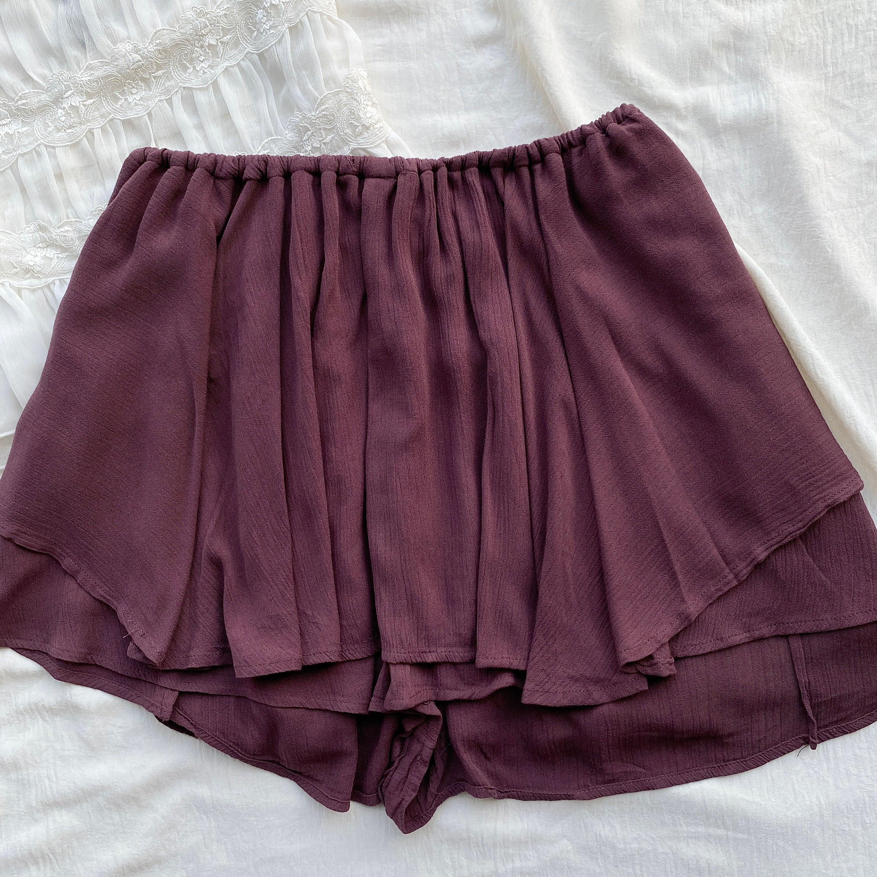 BROWN SKORT FROM FREE PEOPLE (M)