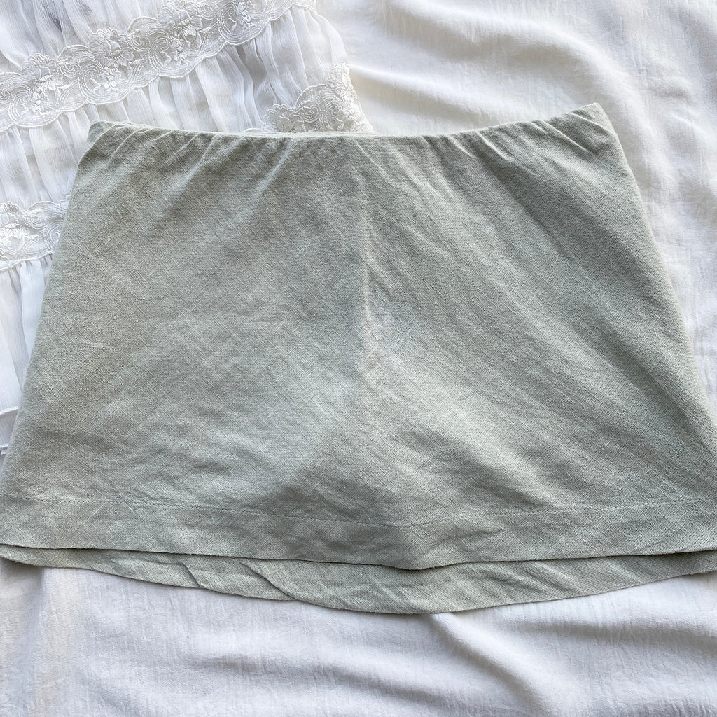 SAGE GREEN SKIRT FROM FREE PEOPLE (XS)