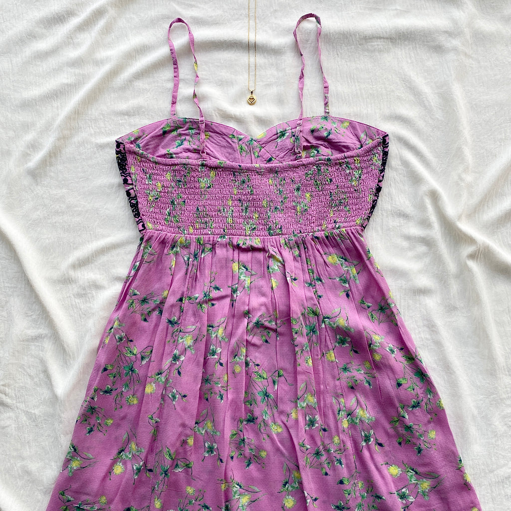 FLORAL DRESS IN PINK FROM FREE PEOPLE (Sizes available)