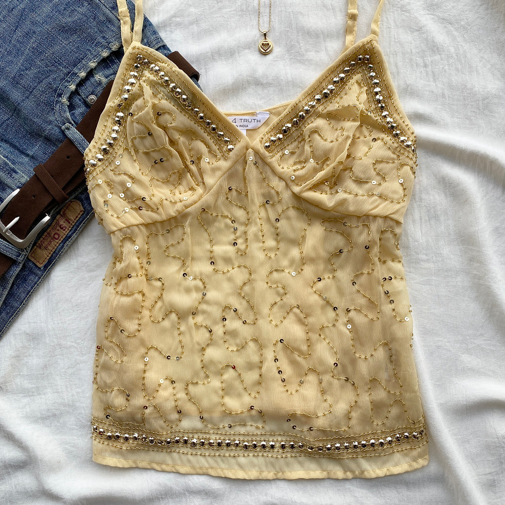 CELESTE TOP in Butter Yellow (Sizes available)