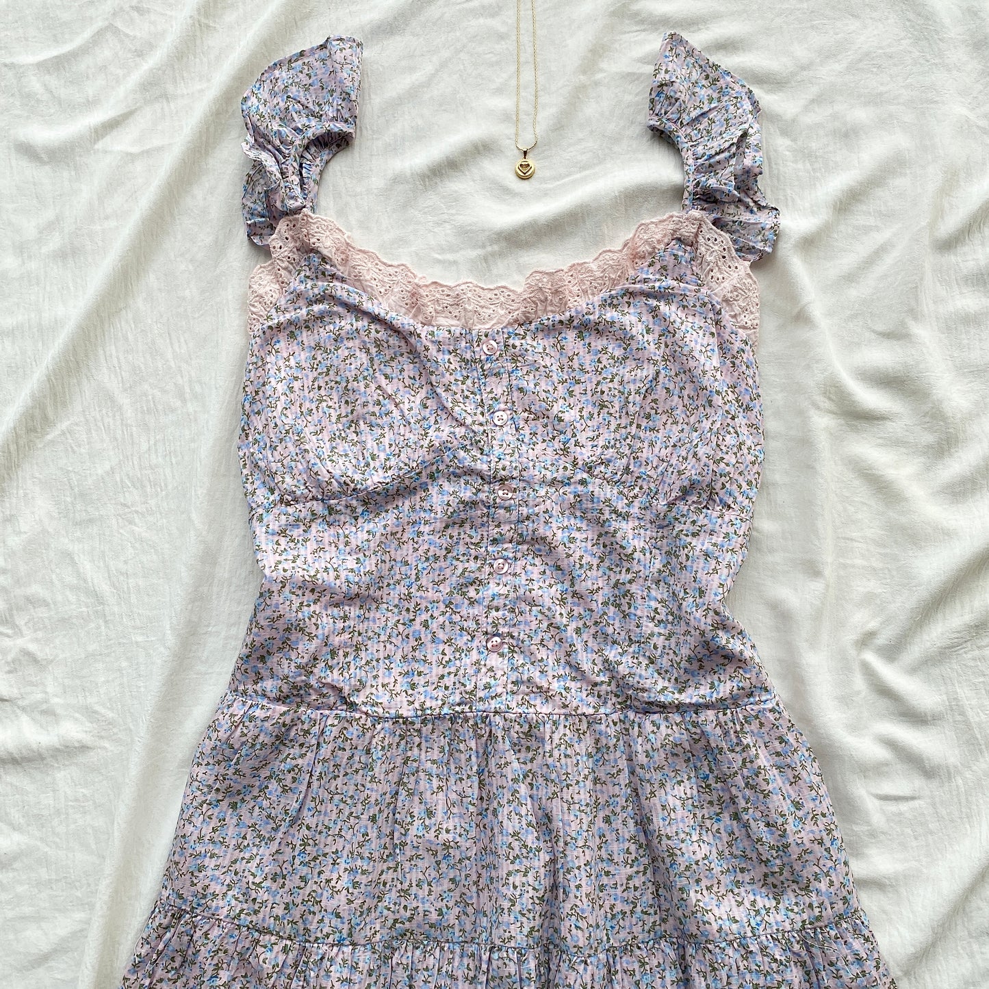 FLORAL FRILL DRESS FROM COTTON ON (Two sizes)