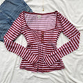 PINK HENLEY TOP FROM URBAN OUTFITTERS (Bust : 32-34, Upper Waist : 26-34)