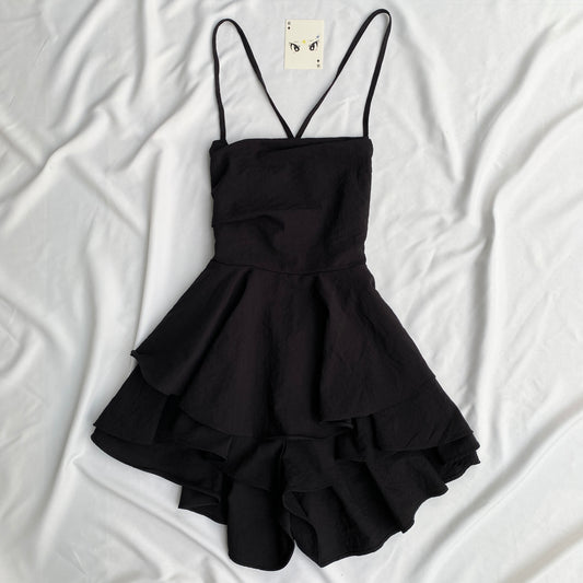 BLACK PLAYSUIT (Bust : 28-32, Upper Waist : 22-26)