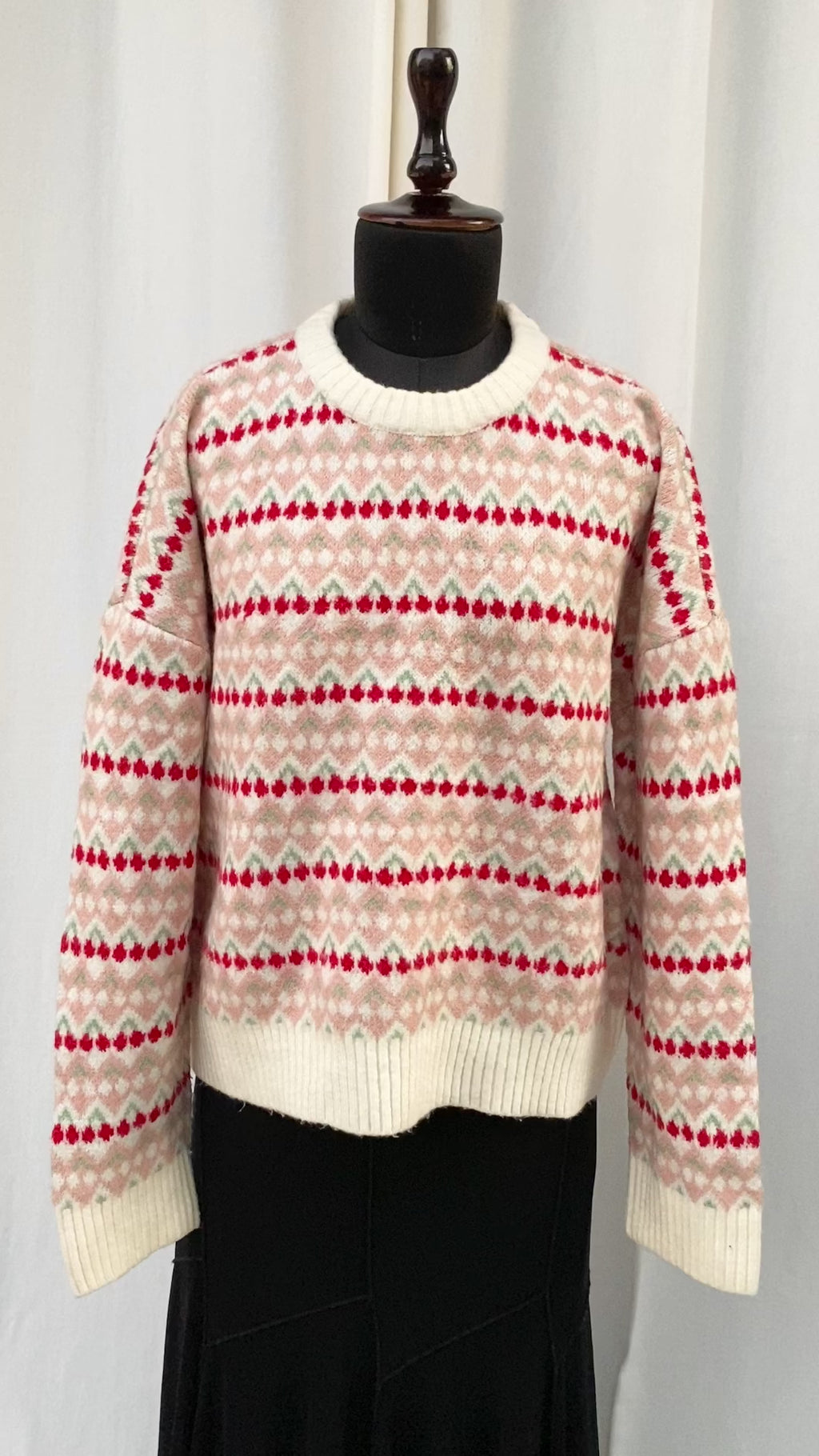 CHERRY JUMPER (Bust : 46, Length : 22.5)